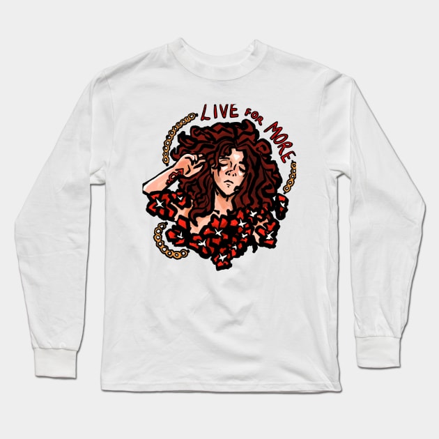 Live for More - Eo Red Rising Long Sleeve T-Shirt by TheDoodlemancer